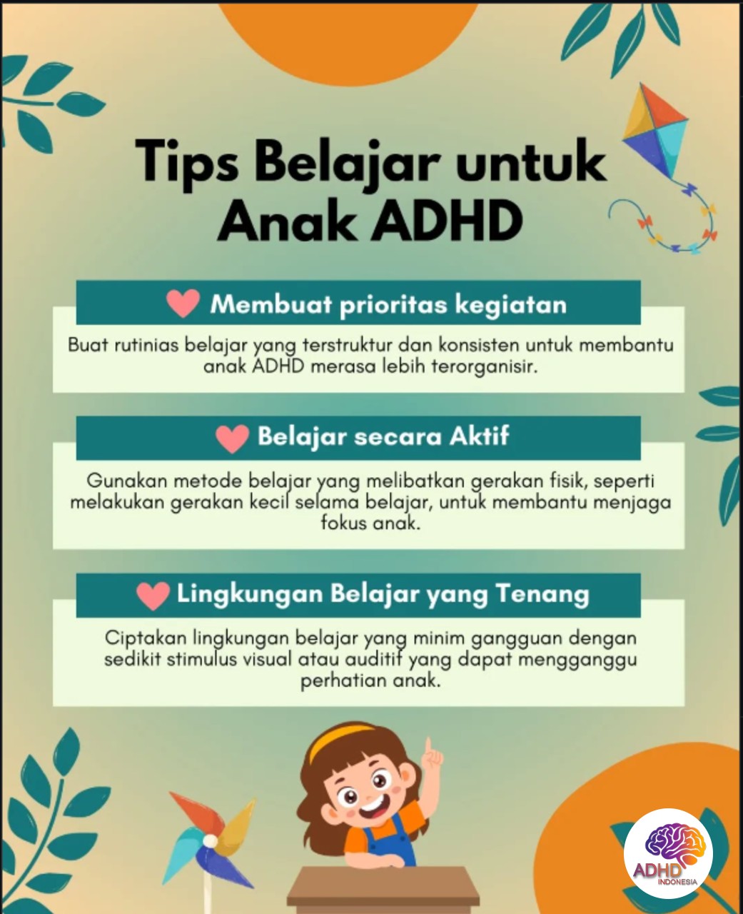 Strategi Belajar yang Cocok untuk Anak ADHD di Kota Cilegon